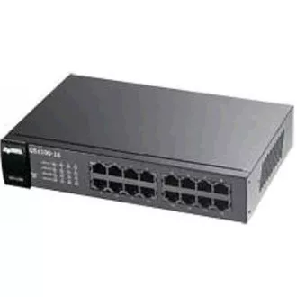Zyxel GS1100-16 v3 16-port Gigabit Ethernet Switch, fanless Zyxel GS1100-16 v3 16-port Gigabit Ethernet Switch, fanless