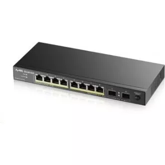 Zyxel GS1100-10HP v2 10-port Desktop Gigabit PoE Switch, 8x gigabit PoE RJ45, 2x SFP, 120W PoE budget Zyxel GS1100-10HP v2 10-port Desktop Gigabit PoE Switch, 8x gigabit PoE RJ45, 2x SFP, 120W PoE budget