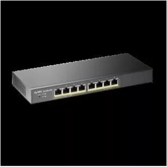Zyxel GS1900-8HP v3 8-port Desktop Gigabit Web Smart PoE switch: 8x Gigabit metal, IPv6, PoE budget 70W, fanless Zyxel GS1900-8HP v3 8-port Desktop Gigabit Web Smart PoE switch: 8x Gigabit metal, IPv6, PoE budget 70W, fanless