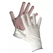 GANNET rukavice nylo. s PVC terč. 12