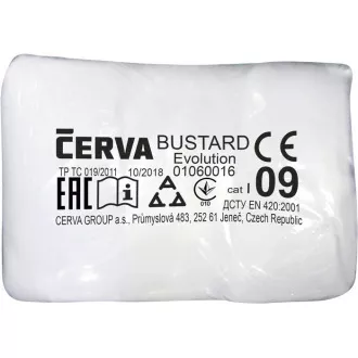 BUSTARD EVO VAM rukavice+PVC terč bílá 9 BUSTARD EVO VAM rukavice+PVC terč bílá 9
