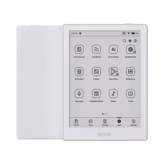 E-book ONYX BOOX GO 6, bílá, 6" Carta 1300, 32GB, Bluetooth, Android 11, E-ink displej E-book ONYX BOOX GO 6, bílá, 6" Carta 1300, 32GB, Bluetooth, Android 11, E-ink displej