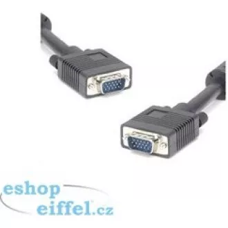 PREMIUMCORD Kabel VGA propojovací 15m HQ (HD15M/M, DDC2, 3x Coax + 8 žil, feritová jádra) PREMIUMCORD Kabel VGA propojovací 15m HQ (HD15M/M, DDC2, 3x Coax + 8 žil, feritová jádra)
