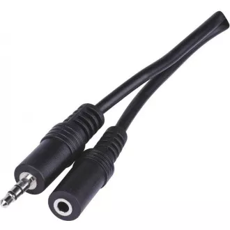 PREMIUMCORD Kabel audio 3, 5mm Jack - Jack prodlužovací 5m (M/F, stereo) PREMIUMCORD Kabel audio 3, 5mm Jack - Jack prodlužovací 5m (M/F, stereo)