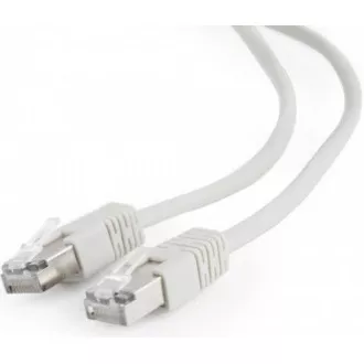 GEMBIRD kabel patchcord Cat5e stíněný FTP 0, 5m, šedý
