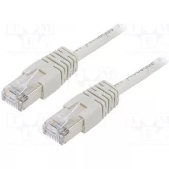 GEMBIRD kabel patchcord Cat5e stíněný FTP 0, 5m, šedý