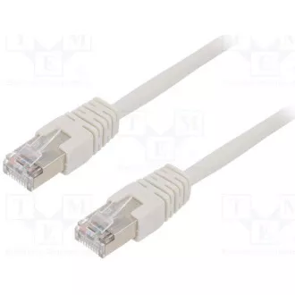 GEMBIRD kabel patchcord Cat5e stíněný FTP 5m, šedý GEMBIRD kabel patchcord Cat5e stíněný FTP 5m, šedý
