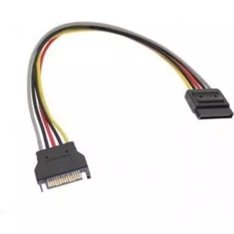 PREMIUMCORD Kabel SATA prodlužovací napájecí k HDD 16cm