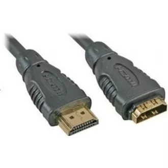 PREMIUMCORD Kabel prodlužovací HDMI - HDMI 1m, zlacené konektory PREMIUMCORD Kabel prodlužovací HDMI - HDMI 1m, zlacené konektory