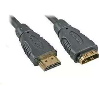 PREMIUMCORD Kabel prodlužovací HDMI - HDMI 2m, zlacené konektory PREMIUMCORD Kabel prodlužovací HDMI - HDMI 2m, zlacené konektory
