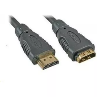 PREMIUMCORD Kabel prodlužovací HDMI - HDMI 2m, zlacené konektory PREMIUMCORD Kabel prodlužovací HDMI - HDMI 2m, zlacené konektory