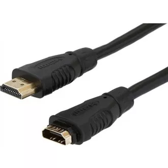 PREMIUMCORD Kabel prodlužovací HDMI - HDMI 3m, zlacené konektory PREMIUMCORD Kabel prodlužovací HDMI - HDMI 3m, zlacené konektory