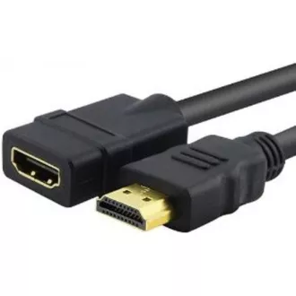 PREMIUMCORD Kabel prodlužovací HDMI - HDMI 3m, zlacené konektory PREMIUMCORD Kabel prodlužovací HDMI - HDMI 3m, zlacené konektory