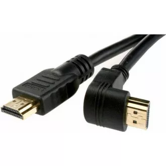 GEMBIRD Kabel HDMI - HDMI 1.8m, 90° konektor (v1.4, M/M, zlacené kontakty, úhlový, stíněný) GEMBIRD Kabel HDMI - HDMI 1.8m, 90° konektor (v1.4, M/M, zlacené kontakty, úhlový, stíněný)