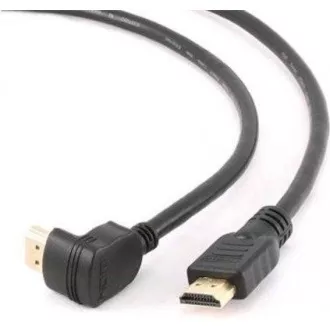 GEMBIRD Kabel HDMI - HDMI 1.8m, 90° konektor (v1.4, M/M, zlacené kontakty, úhlový, stíněný) GEMBIRD Kabel HDMI - HDMI 1.8m, 90° konektor (v1.4, M/M, zlacené kontakty, úhlový, stíněný)