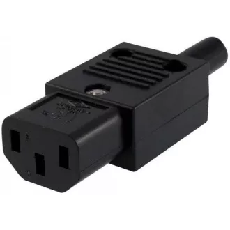 PREMIUMCORD Konektor napájecí 230V na kabel (samice, IEC C13) PREMIUMCORD Konektor napájecí 230V na kabel (samice, IEC C13)