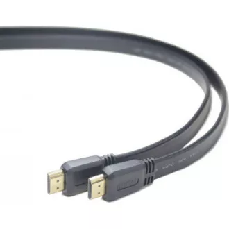 PREMIUMCORD Gold HDMI High Speed + Ethernet kabel (v1.4), opletený, zlacené konektory, 2m