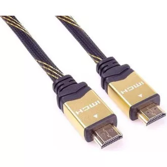 PREMIUMCORD Gold HDMI High Speed + Ethernet kabel (v1.4), opletený, zlacené konektory, 10m PREMIUMCORD Gold HDMI High Speed + Ethernet kabel (v1.4), opletený, zlacené konektory, 10m