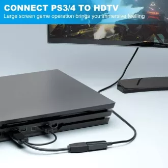 PREMIUMCORD adaptér HDMI to DisplayPort s napájením PREMIUMCORD adaptér HDMI to DisplayPort s napájením