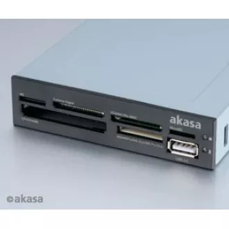 AKASA čtečka karet AK-ICR-07 do 3.5", 6-slotová, interní, 1x USB 2.0 AKASA čtečka karet AK-ICR-07 do 3.5", 6-slotová, interní, 1x USB 2.0