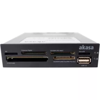AKASA čtečka karet AK-ICR-07 do 3.5", 6-slotová, interní, 1x USB 2.0 AKASA čtečka karet AK-ICR-07 do 3.5", 6-slotová, interní, 1x USB 2.0