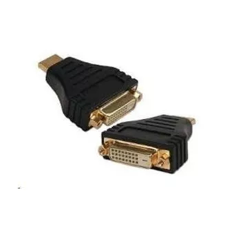 GEMBIRD Kabel redukce HDMI Male na DVI Female (zlacené kontakty, čený) GEMBIRD Kabel redukce HDMI Male na DVI Female (zlacené kontakty, čený)