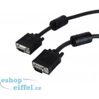 GEMBIRD Kabel VGA prodlužovací 3m, černý (15 F/F, dvojité stínění, feritová jádra) GEMBIRD Kabel VGA prodlužovací 3m, černý (15 F/F, dvojité stínění, feritová jádra)