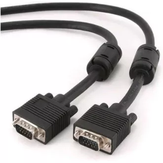 GEMBIRD Kabel VGA prodlužovací 3m, černý (15 F/F, dvojité stínění, feritová jádra) GEMBIRD Kabel VGA prodlužovací 3m, černý (15 F/F, dvojité stínění, feritová jádra)