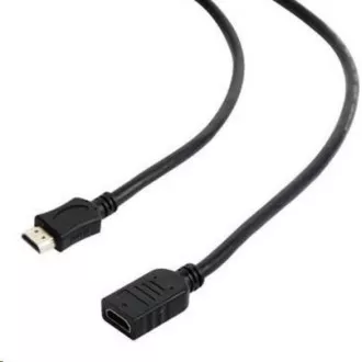 GEMBIRD Kabel prodlužovací HDMI - HDMI 1, 8m (zlacené konektory, stíněný)