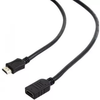 GEMBIRD Kabel prodlužovací HDMI - HDMI 1, 8m (zlacené konektory, stíněný)