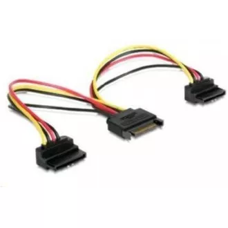 GEMBIRD Kabel SATA napájecí rozdvojka 2x SATA 90°, 15cm GEMBIRD Kabel SATA napájecí rozdvojka 2x SATA 90°, 15cm