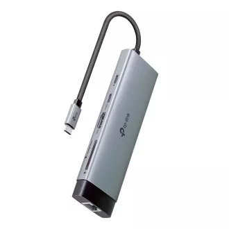 TP-Link UH9120C USB-C hub 9v1 (3xUSB3.2Gen1, 1xUSB-C3.2Gen1, 1xGbE, 1xHDMI, 1xSD, 1xmicroSD, PD 100W) TP-Link UH9120C USB-C hub 9v1 (3xUSB3.2Gen1, 1xUSB-C3.2Gen1, 1xGbE, 1xHDMI, 1xSD, 1xmicroSD, PD 100W)