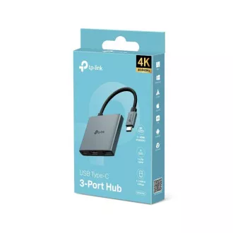 TP-Link UH3020C USB-C hub 3v1 (1xUSB3.2Gen1, 1xUSB-C3.2Gen1, 1xHDMI, PD 100W)