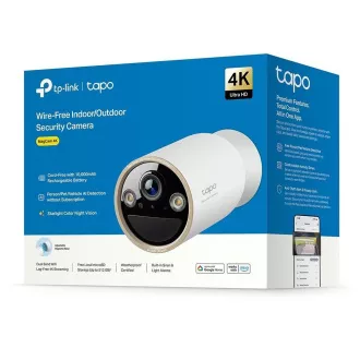 TP-Link Tapo C460 venkovní kamera (8MP, 4K, 2160p, IR 15m, WiFi, micro SD card, IP66) TP-Link Tapo C460 venkovní kamera (8MP, 4K, 2160p, IR 15m, WiFi, micro SD card, IP66)