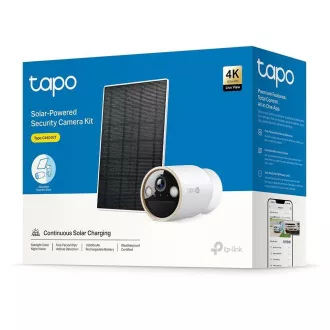 TP-Link Tapo C460 KIT venkovní kamera, solární panel (8MP, 4K, 2160p, IR 15m, WiFi, micro SD card, IP66) TP-Link Tapo C460 KIT venkovní kamera, solární panel (8MP, 4K, 2160p, IR 15m, WiFi, micro SD card, IP66)