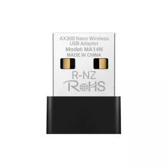 MERCUSYS MA14N WiFi6 USB nano adapter (AX300, 2, 4GHz, USB2.0) MERCUSYS MA14N WiFi6 USB nano adapter (AX300, 2, 4GHz, USB2.0)