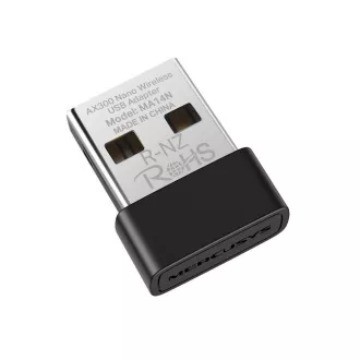 MERCUSYS MA14N WiFi6 USB nano adapter (AX300, 2, 4GHz, USB2.0) MERCUSYS MA14N WiFi6 USB nano adapter (AX300, 2, 4GHz, USB2.0)