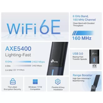 TP-Link Archer TX50UH WiFi6 USB adapter (AX3000, 2, 4GHz/5GHz/6GHz) TP-Link Archer TX50UH WiFi6 USB adapter (AX3000, 2, 4GHz/5GHz/6GHz)
