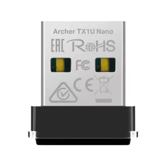 TP-Link Archer TX1U Nano WiFi6 USB adapter (AX300, 2, 4GHz/5GHz, USB2.0) TP-Link Archer TX1U Nano WiFi6 USB adapter (AX300, 2, 4GHz/5GHz, USB2.0)