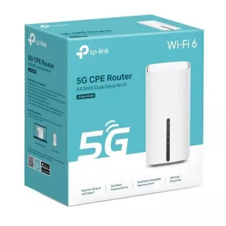 TP-Link Archer NX500 EasyMesh WiFi6 5G, 4G LTE router (AX3000, 2, 4GHz/5GHz, 2xGbELAN, 1xGbELAN/WAN, 5G, 4G LTE, 1xnanoSIM) TP-Link Archer NX500 EasyMesh WiFi6 5G, 4G LTE router (AX3000, 2, 4GHz/5GHz, 2xGbELAN, 1xGbELAN/WAN, 5G, 4G LTE, 1xnanoSIM)
