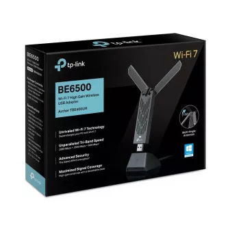 TP-Link Archer TBE400UH WiFi7 USB adapter (BE6500, 2, 4GHz/5GHz/6GHz, USB3.0) TP-Link Archer TBE400UH WiFi7 USB adapter (BE6500, 2, 4GHz/5GHz/6GHz, USB3.0)