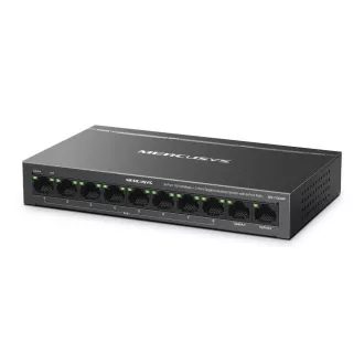 MERCUSYS switch MS110CMP (10x100Mb/s, 8xPoE+, 115W, fanless)