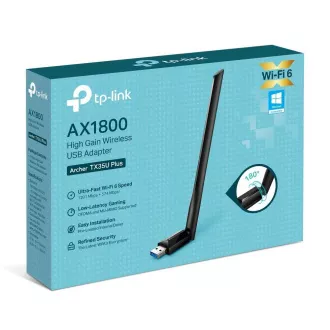 TP-Link Archer TX35U Plus WiFi6 USB adapter (AX1800, 2, 4GHz/5GHz, USB3.0) TP-Link Archer TX35U Plus WiFi6 USB adapter (AX1800, 2, 4GHz/5GHz, USB3.0)