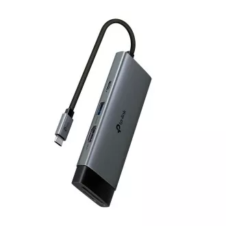 TP-Link UH7021C USB-C hub 7v1 (3x USB3.2Gen1, 1xUSB-C3.2Gen1, 1xHDMI, 1xSD, 1xmicroSD, PD 100W) TP-Link UH7021C USB-C hub 7v1 (3x USB3.2Gen1, 1xUSB-C3.2Gen1, 1xHDMI, 1xSD, 1xmicroSD, PD 100W)