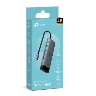 TP-Link UH7021C USB-C hub 7v1 (3x USB3.2Gen1, 1xUSB-C3.2Gen1, 1xHDMI, 1xSD, 1xmicroSD, PD 100W) TP-Link UH7021C USB-C hub 7v1 (3x USB3.2Gen1, 1xUSB-C3.2Gen1, 1xHDMI, 1xSD, 1xmicroSD, PD 100W)
