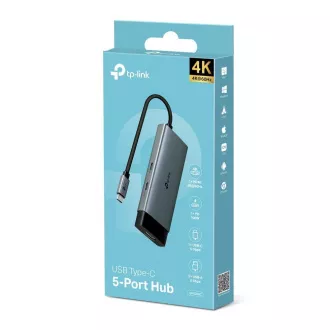 TP-Link UH5020C USB-C hub 5v1 (2x USB3.2Gen1, 2xUSB-C3.2Gen1, 1xHDMI, PD 100W)