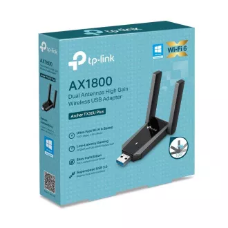 TP-Link Archer TX30U Plus WiFi6 USB adapter (AX1800, 2, 4GHz/5GHz, USB3.0) TP-Link Archer TX30U Plus WiFi6 USB adapter (AX1800, 2, 4GHz/5GHz, USB3.0)