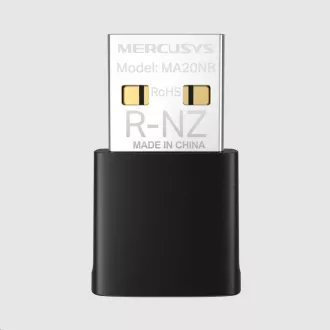 MERCUSYS MA20NB WiFi5 USB nano adapter (AC650, 2, 4GHz/5GHz, Bluetooth5.0, USB2.0) MERCUSYS MA20NB WiFi5 USB nano adapter (AC650, 2, 4GHz/5GHz, Bluetooth5.0, USB2.0)