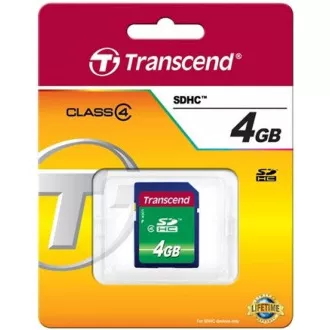 TRANSCEND SDHC karta 4GB Class 4