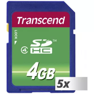 TRANSCEND SDHC karta 4GB Class 4
